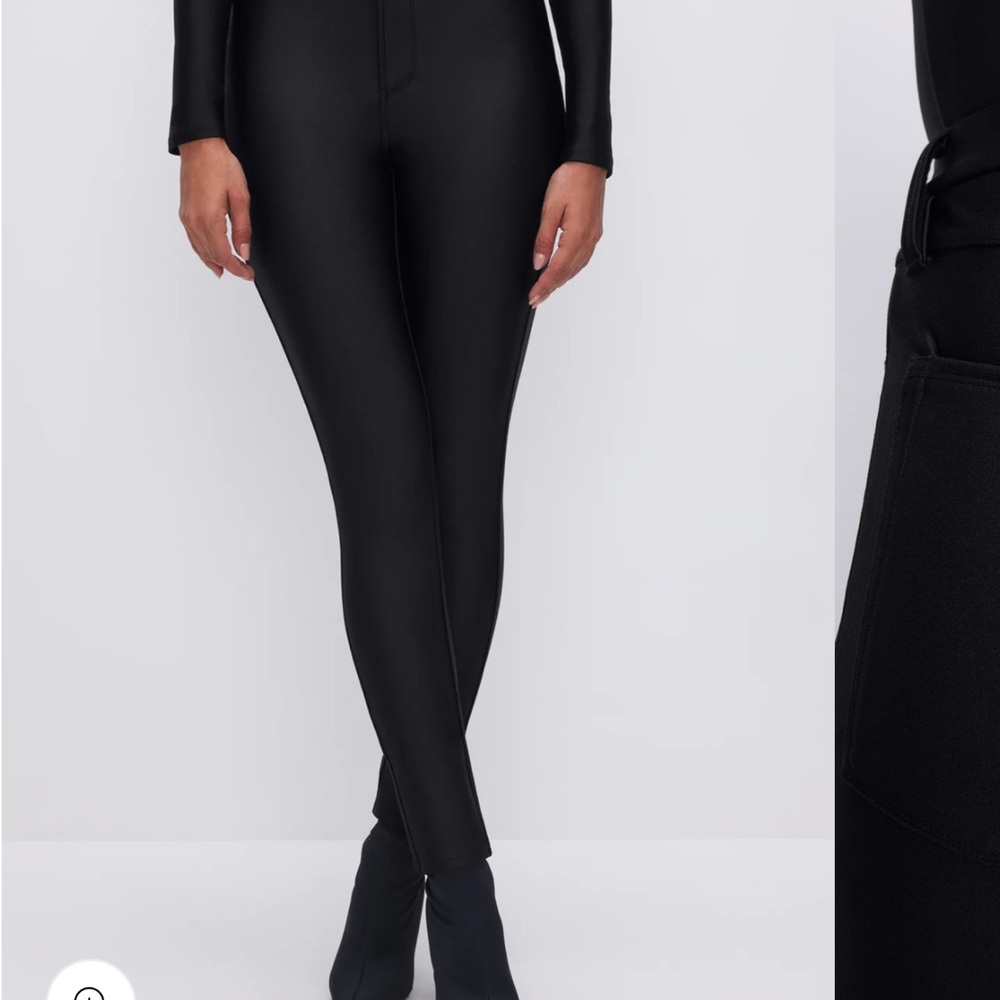 Good American Black Skinny Pants